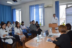 Центр СПИД г. Алматы презентовал отчет  Управлению здравоохранения