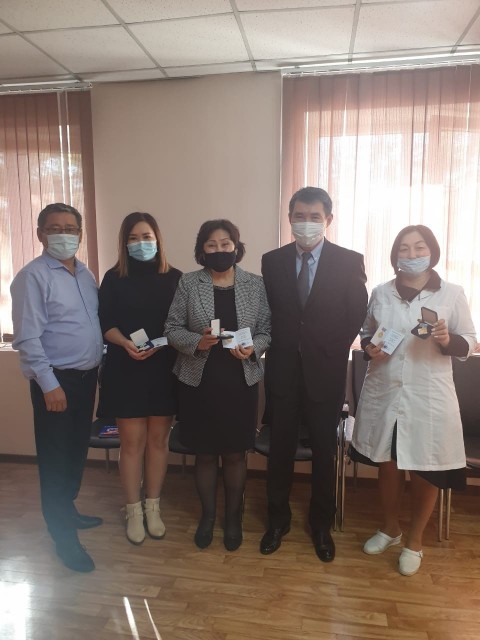 Medical workers were awarded at the Kazakh Scientific Center of Dermatology and Infectious Diseases