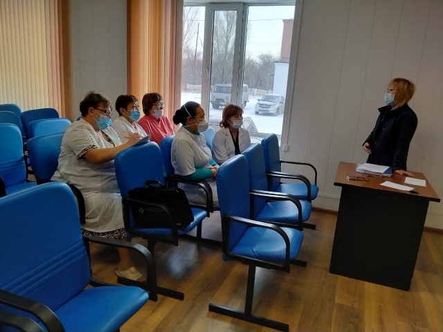 Seminar on HIV infection for Shortady district of Akmola region medical workers