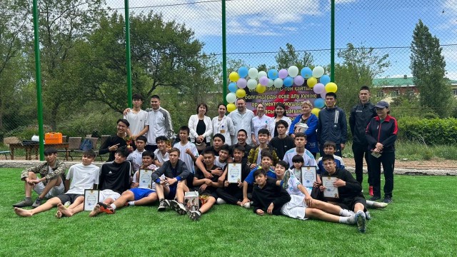 В Алматинской области прошли соревнования по футболу