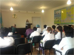 Совещание специалистов Областного центра психического здоровья и центра СПИД в г.Актобе