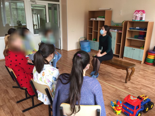 Встреча с детьми в Акмолинском областном противотуберкулезном диспансере