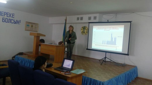 Лекция по профилактике ВИЧ-инфекции в Каркаралинске