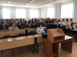 Встреча со студентами АРГУ им.К. Жубанова