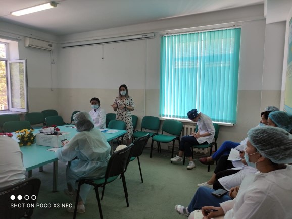 Methodological assistance was provided to the city polyclinic No. 5 and its branch