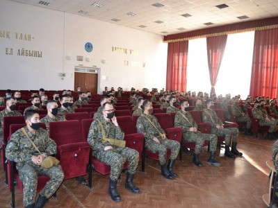 Встреча в воинской части г. Кокшетау
