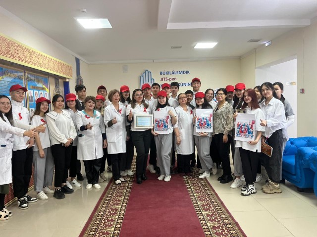 Large-scale action among the youth of Atyrau