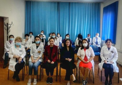Master class for doctors of the AIDS Center in Almaty