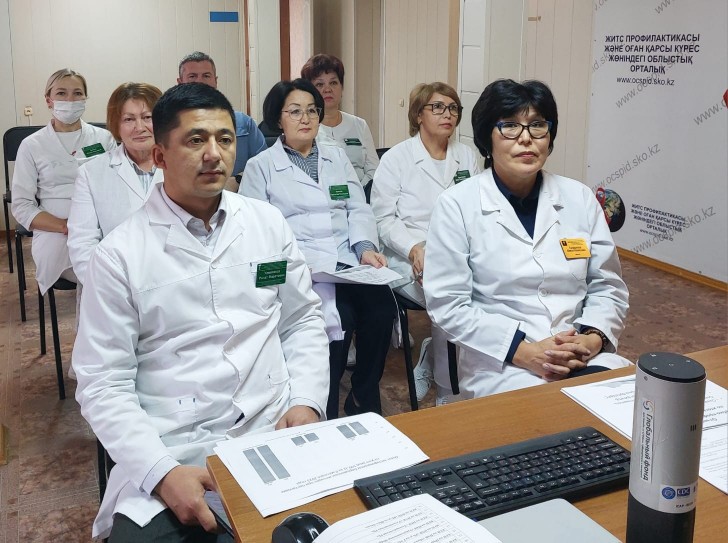 Working meeting with primary health care organizations in the North Kazakhstan region