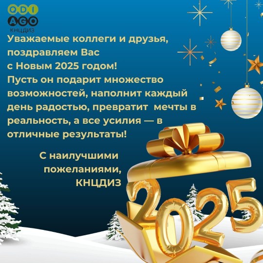 Уважаемые коллеги и друзья, поздравляем Вас с Новым 2025 годом!