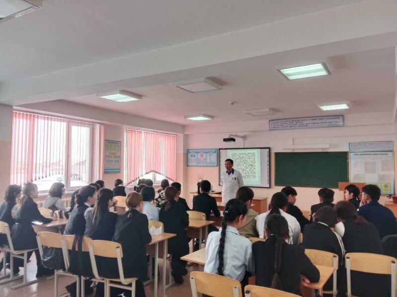 Seminars were held in six schools of Zhambyl district