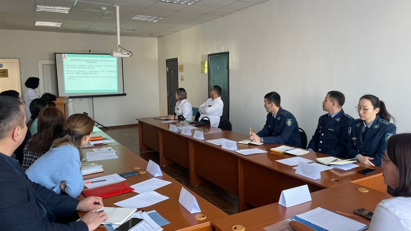 Joint event with the Criminal Investigation Department in Kyzylorda